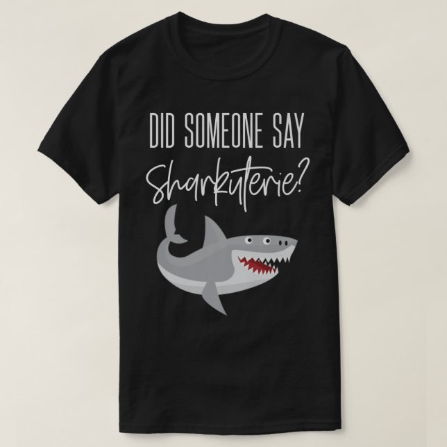 Camiseta Charcuterie Sharkutery Conselho Cheese Say Shark L (Frente do Design)