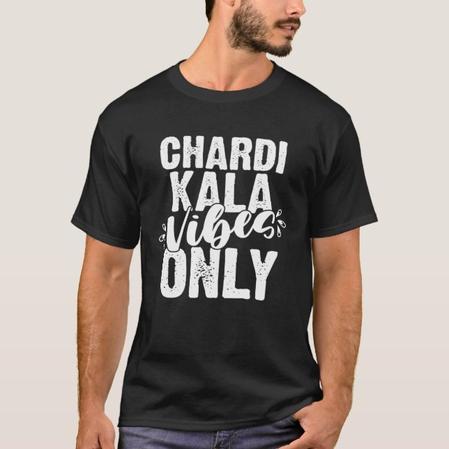 Camiseta Chardi Kala Vibes Apenas Punjabi Indiano Punjab (Frente)