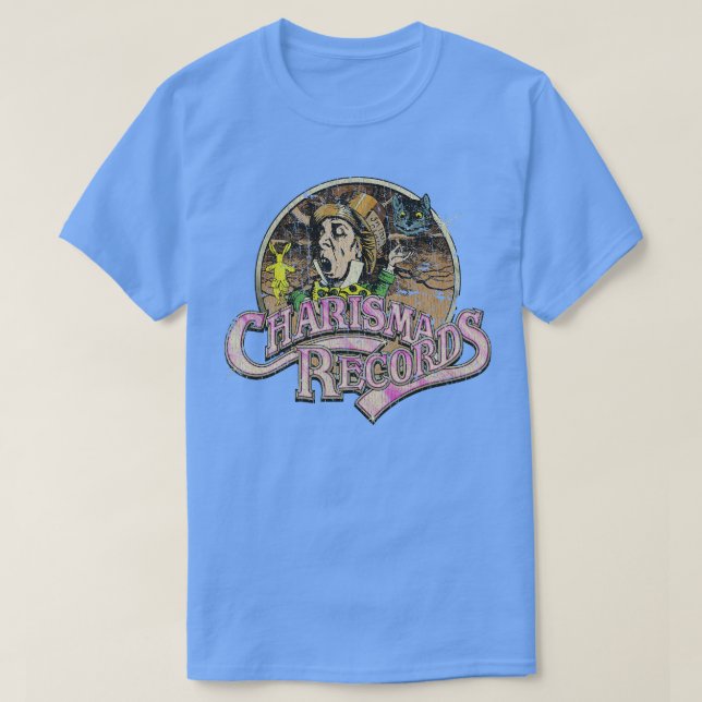 Camiseta Charisma Records 1969 (Frente do Design)
