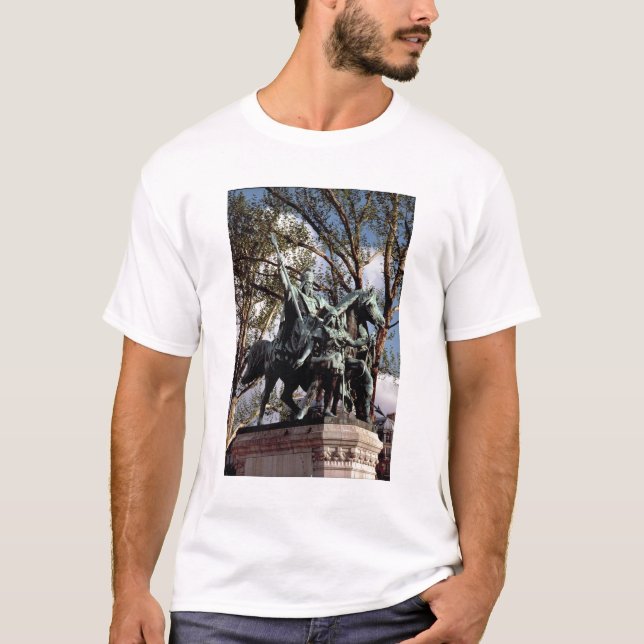 Camiseta Charlemagne (Carolus Magnus, Charles o excelente) (Frente)