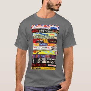 Camiseta Charles Bukowski Books Stack