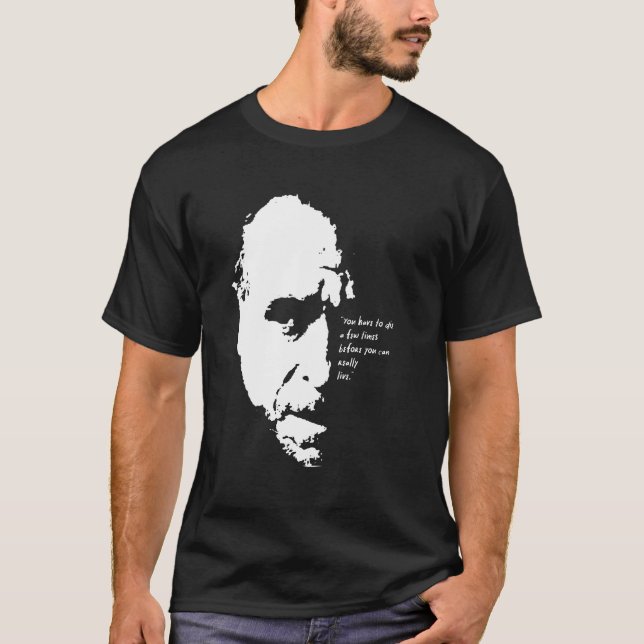 Camiseta Charles Bukowski Portrait (Frente)