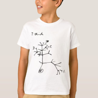 Camiseta Charles Darwin - Eu Acho (Preto)