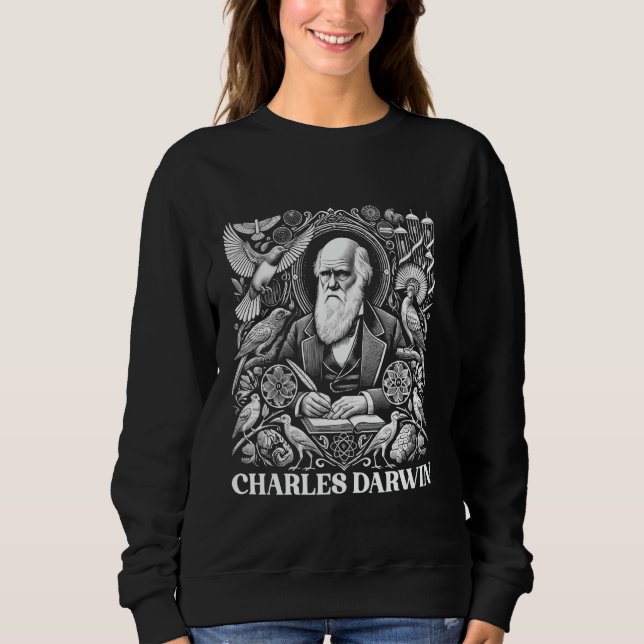 Camiseta Charles Darwin Evolution Darwinism Scienti (Frente)