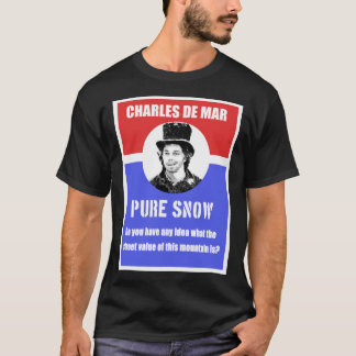 Camiseta Charles De Mar Pure Snow Propaganda Clássica T-Shi