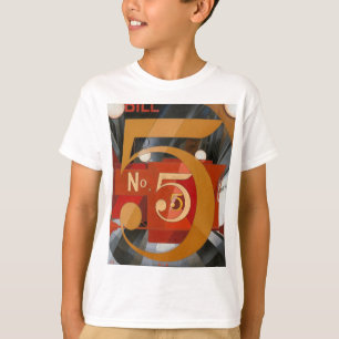 Camiseta Charles Demuth - Vi A Figura 5 Em Dourado