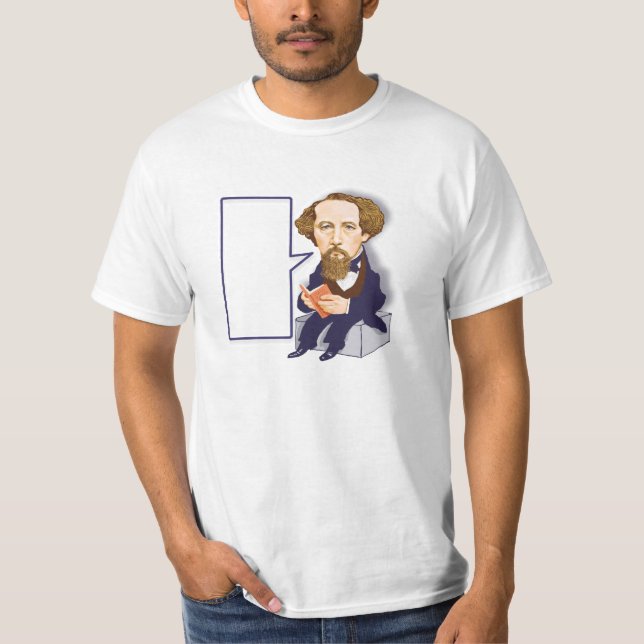 Camiseta Charles Dickens (1812 - 1870) (Frente)