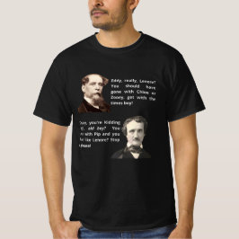 Camiseta Charles Dickens vs Edgar A Poe