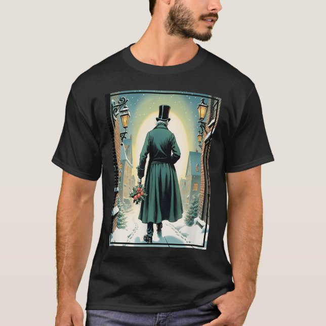 Camiseta Charles Ens Christmas Click Book Ebenezer Scrooge (Frente)