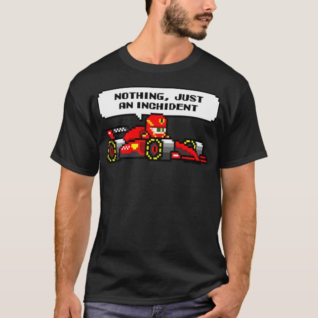Camiseta Charles Leclerc Nada Apenas Um Inchidente (Equipe  (Frente)