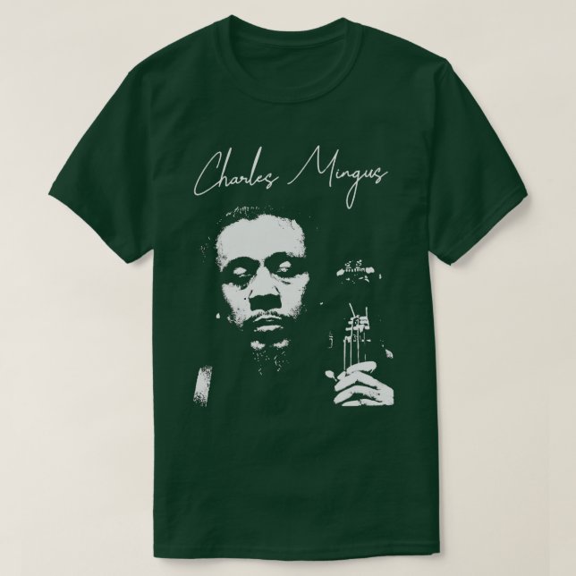 Camiseta Charles Mingus clássico (Frente do Design)