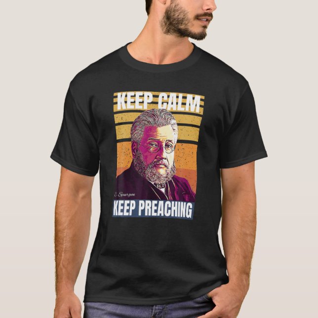 Camiseta Charles Spurgeon Preaching (Frente)