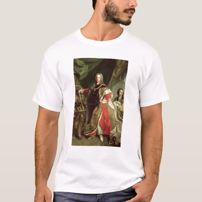 Camiseta Charles VI, vestir-se santamente do imperador (Frente)