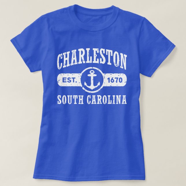 Camiseta Charleston Carolina do Sul (Frente do Design)