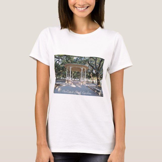Camiseta Charleston Carolina do Sul, Gazebo, Bateria (Frente)