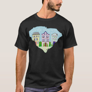 Camiseta Charleston, Carolina do Sul, Rainbow Row