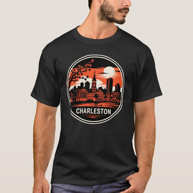Camiseta Charleston City in USA (Frente)