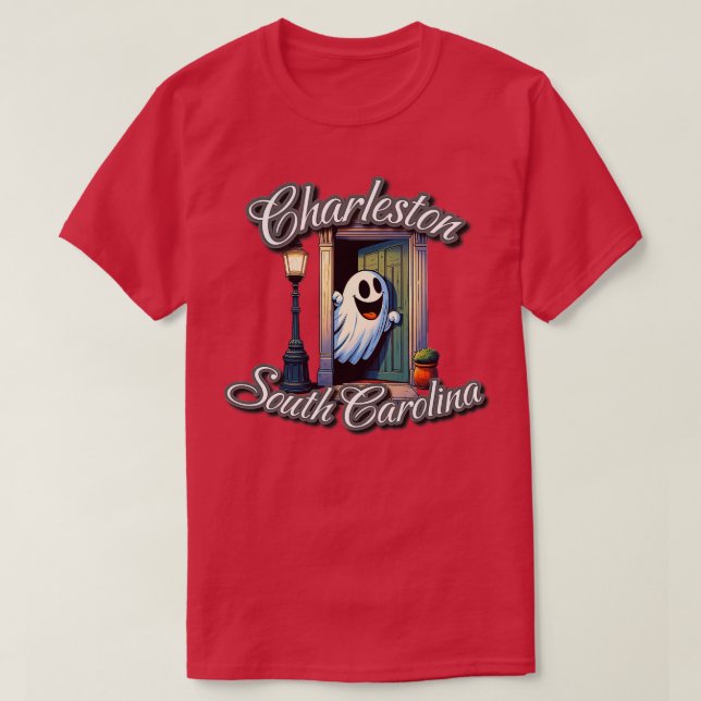 Camiseta Charleston Ghost (Frente do Design)