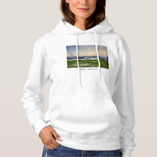 Camiseta Charleston Harbor Boats Sunset Women's Hoodie