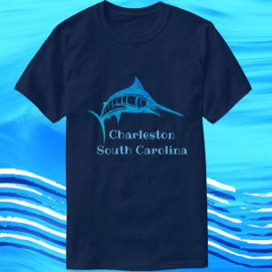 Camiseta Charleston South Carolina Blue Marlin Fish