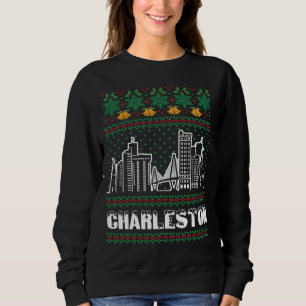 Camiseta Charleston South Carolina Ugly Christmas