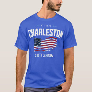 Camiseta Charleston South olina SC Old Glory USA Flag