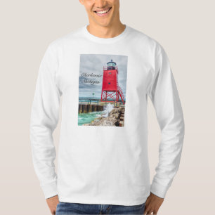 Camiseta Charlevoix South Pierhead Lighthouse