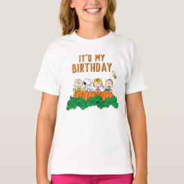 Camiseta Charlie Brown e Gang Pumpkin Birthday