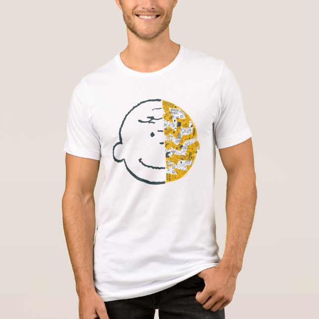 Camiseta Charlie Brown Face Pattern (Frente)