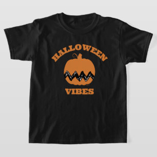 Camiseta Charlie Brown Orange Pumpkin Halloween Vibes