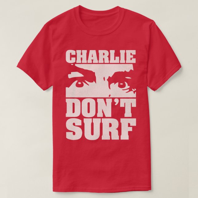 Camiseta Charlie Dont Surf 1 (Frente do Design)