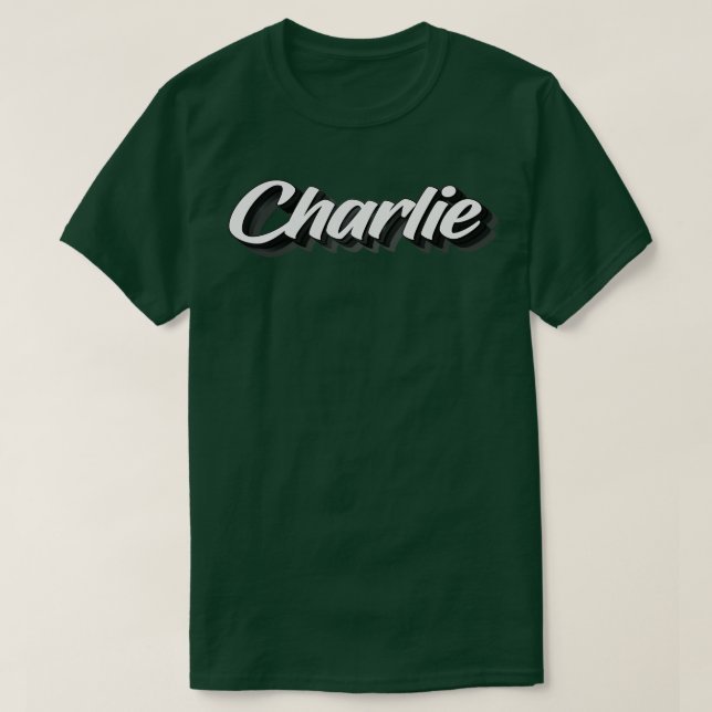 Camiseta Charlie Meu Nome É Charlie 1 (Frente do Design)