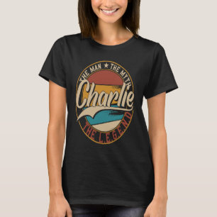 Camiseta Charlie O homem o mito a lenda