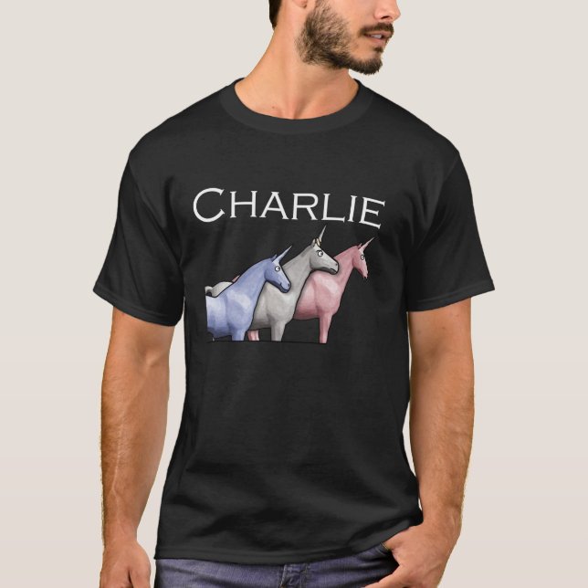 Camiseta Charlie The Unicorns Shun T Shirt (Frente)