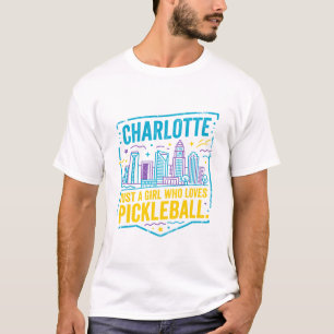 Camiseta Charlotte Carolina do Norte Jogador de Pickleball