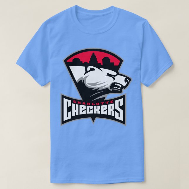 Camiseta Charlotte Checkers (Frente do Design)