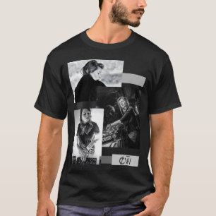 Camiseta Charlotte de Witte - preto e branco