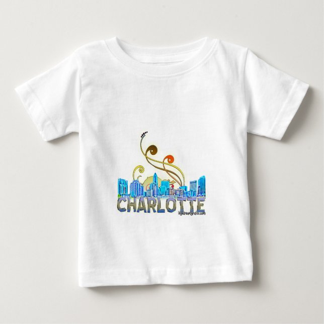 Camiseta charlotte, nc (Frente)