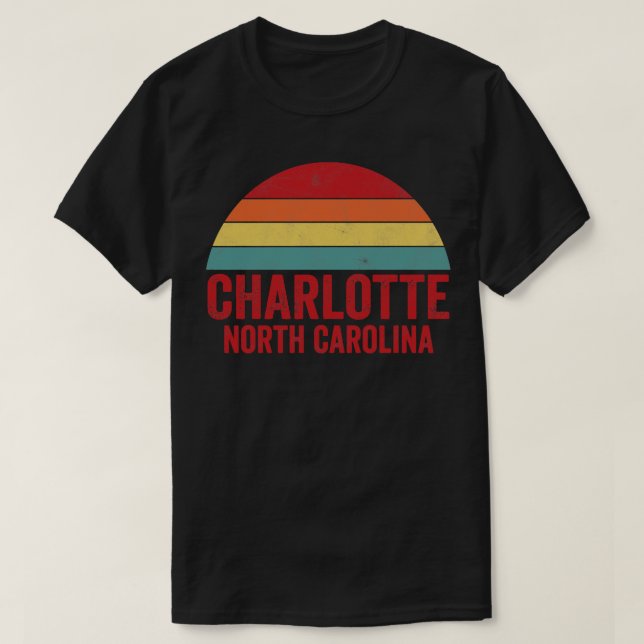 Camiseta Charlotte North olina (Frente do Design)