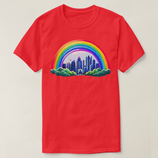 Camiseta Charlotte Rainbow (Frente do Design)
