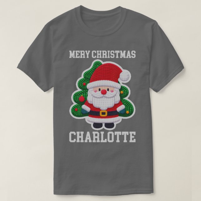 Camiseta Charlotte Xmas (Frente do Design)