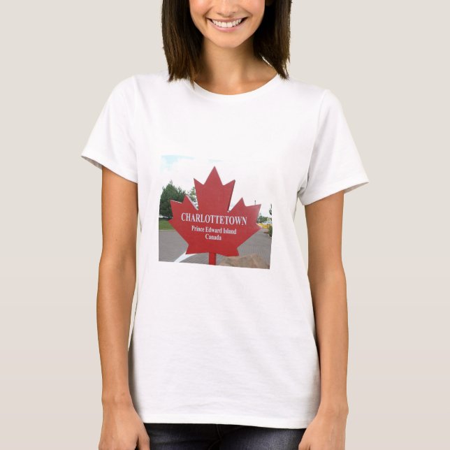 Camiseta Charlottetown Prince Edward Island, fotografia (Frente)