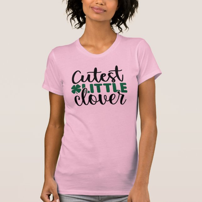Camiseta Charm-60277, Pequeno Trevo (Frente)
