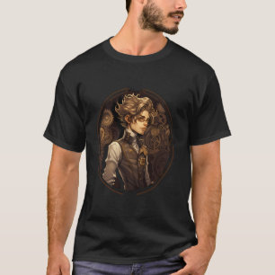 Camiseta Charme Aristático Steampunk Elegance Mecânico