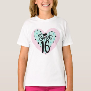 Camiseta Charme Clássico! Presente de Sweet 16