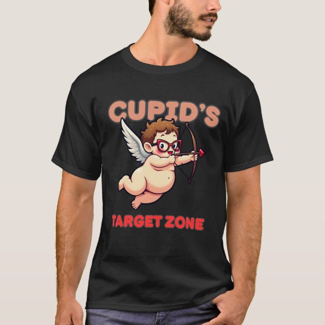 Camiseta Charme de Cupido: Coleção de roupas de amor de Nam (Frente)