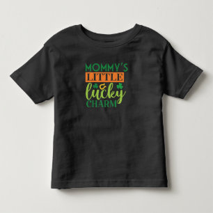 Camiseta Charme de mamãe Sortudo