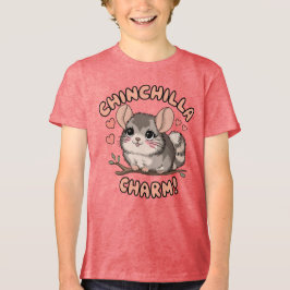 Camiseta Charme Fofo de Chinchila