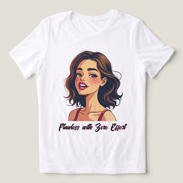 Camiseta Charme Leitura - Beleza Confiante (Design frontal)