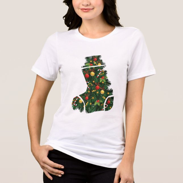 Camiseta Charme Natalino Verde (Frente)